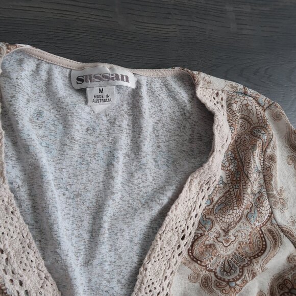 Paisley Bell Sleeve Top - Picture 3 of 5